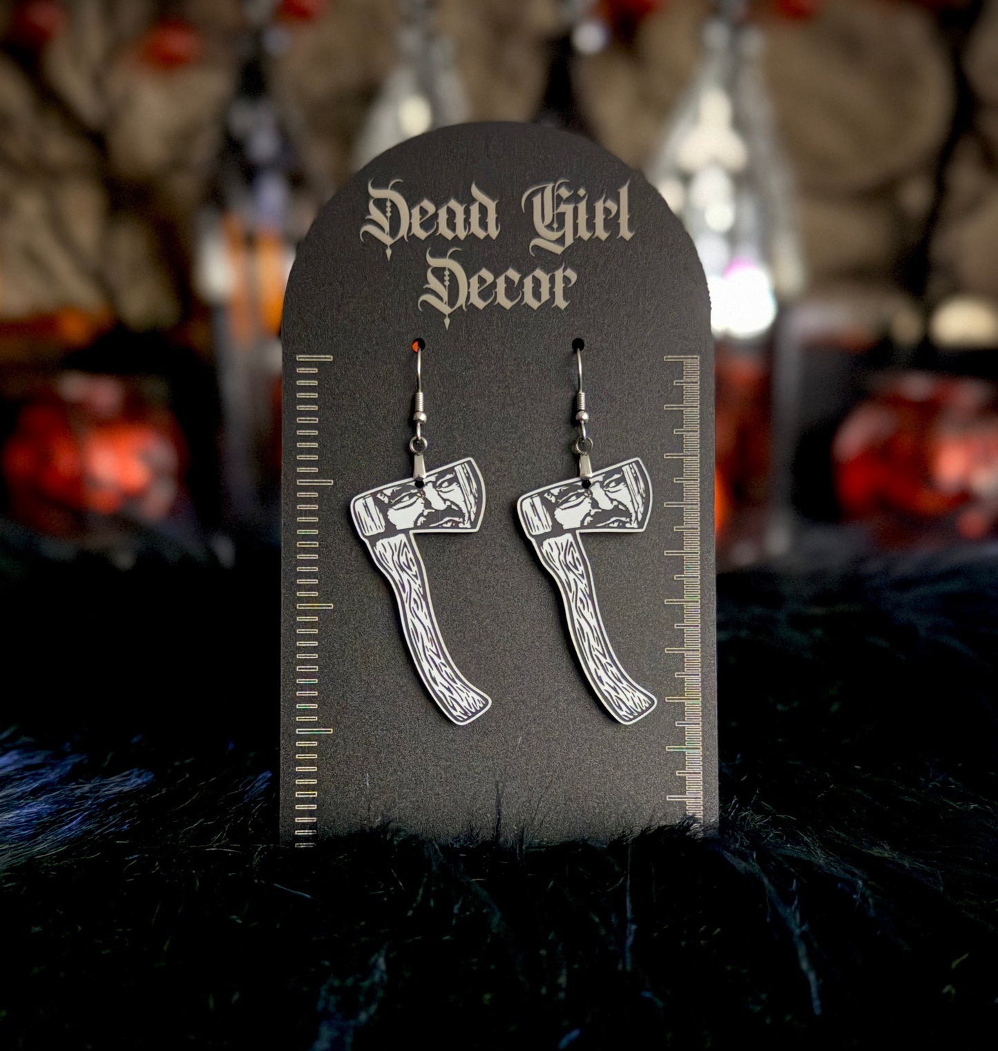 The Shining Jack axe earrings